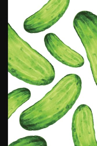 Pickle Lover Journaling Notebook: Minimalistic Pickle Journal White (6 x 9 inch) 120 Lined Pages