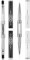 2 Pcs Gel Builder Brush, Double Ended Nail Art Brushes Hard Gel Brush French Manicure Brushes with Transparent Pen Box for Home DIY Salon Design Nails Professional Nail Art(White，Black)