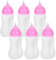 UKCOCO 6Stücke Mini Milchflaschen für Babypuppen Puppenzubehör für Rollenspiele Langlebig und Sicher für Jahren Fördert Kognitive Fähigkeiten und Kreative Spiele