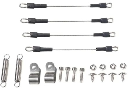 NexusDrive 1/10 RC Crawler Auto Upgrade Simulazione di corda in acciaio D110 90046 Compatibile con veicoli Crawler a controllo remoto in 110 in