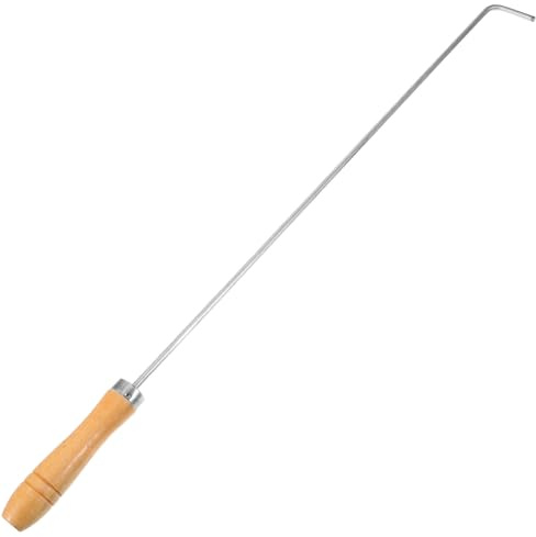 COMPUKAS Leichter und Robuster Feuerhaken und Metall für Camping Feuerstelle und Backpacking Praktischer Schürhaken für Outdoor und Indoor Feuerstellen