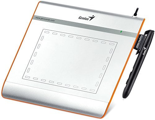 Genius Easy-Pen I405X Tavoletta Grafica, 4, Argento