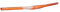 Funn Kingpin Mountainbike-Lenker mit Lenkerklemme 35mm und Breite 785mm, robuster und leichter Legierungs-Riser-Lenker für MTB, BMX und Rennrad, Erhöhung 7mm (orange)