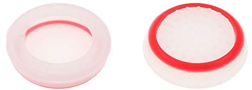 OSTENT 8 x Analog Joystick Button Protector kompatibel für Sony PS4 Wireless Controller - Farbe weiß und rot