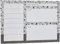 Noteworthy docrafts NOT 101128 A4 Bemerkenswerte metallische Mono-Schreibtischunterlage, Gold Silber, Einheitsgröße