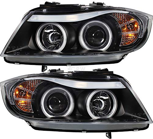 Scheinwerfer Set 3er E90 E91 CCFL Angel Eyes Limousine Touring Bj. 05-08