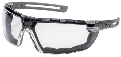 Uvex X-fit (pro) 9199180 Schutzbrille mit UV-Schutz grau DIN EN 166, DIN EN 170