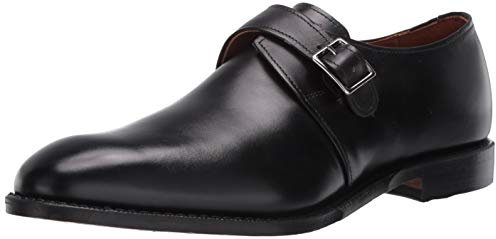 Allen Edmonds Men's Plymouth Monk Straps Loafer, Black 7 W US
