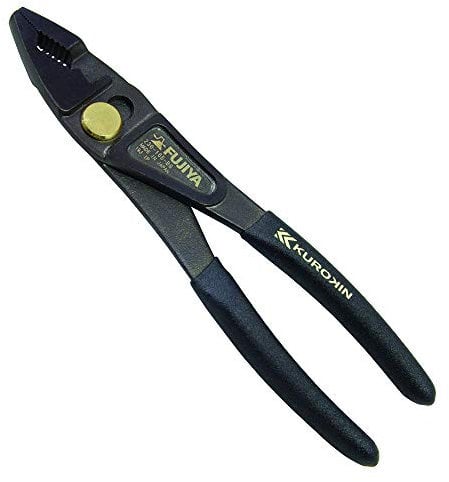 FUJIYA Tools, 230-165-BG, Lightweight Slip Joint Combination Pliers, Black & Gold color-, 7 Inch