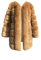 Damen Lange Kunstpelz Jacke Elegant Flauschiges Plüschmantel Felljacke Pelzmantel Winter Verdicken Warm Wintermantel Faux Fur Kunstfell Coat Parka Outwear Winterjacke,Vorne Offen Pelz Jacke L-Kamel L