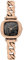 KOMONO Moneypenny Revolt Rose Gold Black Japanische Analoge Quarzuhr für Damen mit Edelstahlband