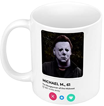 Fabulous Keramische Becher 325ml Michael Myers Soziales Netzwerk Dating Liebe