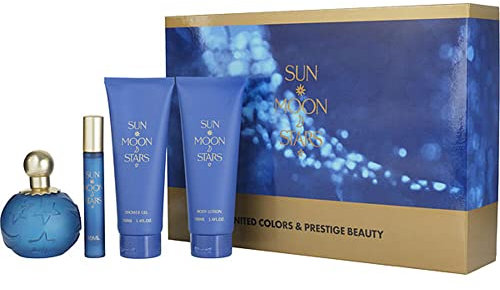 United Colors Sun Moon Stars Geschenkset für Damen, 4-teilig