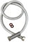 UZMAN Gastro Brauseschlauch 100cm INKL. Dichtringe und Spezial-Knickschutz // 1/2 Standard-AG beidseitig Ersatzschlauch Handbrause Duschschlauch Gastroschlauch Gastronomie