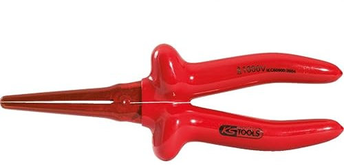 KS Tools CLASSIC 1000V Plangripzange 200mm, beschichteter Arbeitskopf