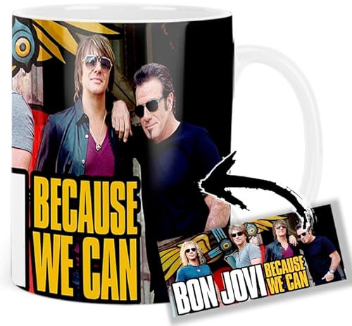 Bon Jovi Because We Can Tasse Keramikbecher Mug