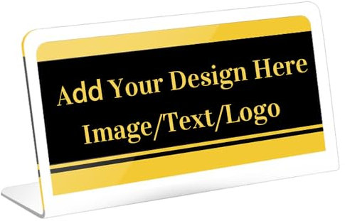 Personalisiertes Namensschild für den Schreibtisch, personalisiertes Design, Acryl-Namensschild, Schreibtisch für Büro oder Geschäftssituation