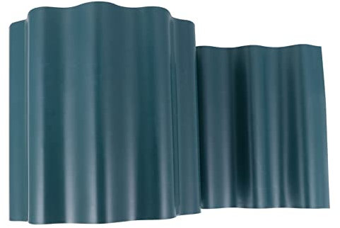 POPETPOP 1rolle Rollrasen Kunststoff Flexible Gartenzaun Für Gartenbegrenzung Blumenbeete Pflegeleichte Rasenabgrenzung Wetterfest Einfach Zuschneidbar