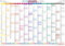 DIN A1 Wandplaner Wandkalender Jahresplaner 2025