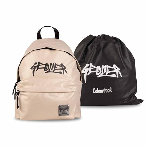 Colourbook Geolier Elite - Zaino Casual, 41x31x16, 23L (Avorio)