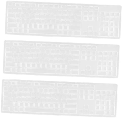 TINEASUR 3 STK Tastaturschutz Laptop Tastatur Abdeckung Schutzhülle Desktop-Computer Auslauf Tasten Film Desktop-Skin Anti-Abdeckung Schützend Kieselgel