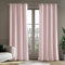 Deconovo Samt Verdunkelungsvorhänge 100% Blickdicht Gardinen mit Ösen für Schlafzimmer Velvet Curtains Vorhang Kälteschutz Samtvorhang Dicke Thermovorhang, 270x140cm(HöhexBreite), Hellrosa, 2er Set