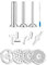 Compatible For PHISINIC, Compatible For KitchenAid Stand Mixer Meat Grinder Accessories Metal Food Grinder Attachment Sausage Stuffer Attachment