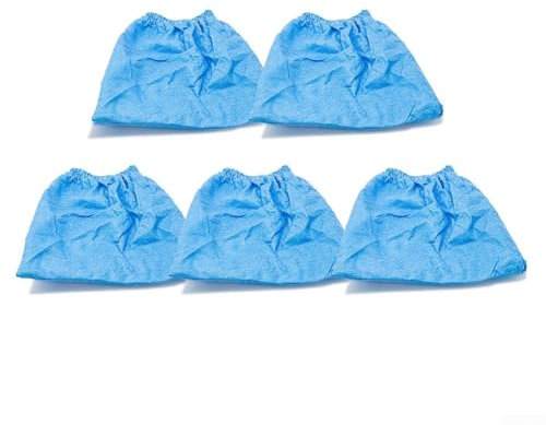 HpLive Pack of 5 Washable Textile Filter Vacuum Cleaner Bags for Parkside Wet and Dry Vacuum Cleaners for PNTS 1300 C3 IAN 102791, for PNTS 1300/1400 Series