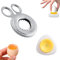2-Piece Set Egg Shell Opener, Boiled Egg Cutter and Egg Piercer, Stainless Steel Egg Opener and Pricker for Boiling Eggs, Efficient Kitchen Tool for Home, Restaurant Use