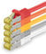 Cable de Red Cat.7 (Sftp Pimf) 10 GB/s RJ45 Cat6a 5-Colores 01-5 Pieza 2m