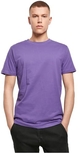 Build Your Brand T- Shirt Round Neck Homme, Violet (Ultraviolet), S