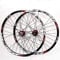 HJRD Mountainbike-Laufradsatz, 29/26/27.5 Zoll Fahrrad Laufrad (vorne + hinten) Doppelwandig Aluminiumlegierung MTB-Felge Schnelle Veröffentlichung Scheibenbremse 32H 7-11 Geschwindigkeit