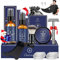 Bartpflege Set für Männer, Hochwertig Bart Rasierset Geschenke für Männer - Bartwuchsmittel Herren mit Bartöl, Rasiercreme, After Shave Lotion, Rasierhobel, Rasierpinsel, Bartschablone, Bartschürze