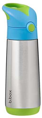 b.box Botella de Agua Termo para Agua y Bebidas | Botella de Agua de Acero Inoxidable de Doble Capa Aislante | Mantiene las Bebidas Frías Hasta 15h y Calientes Hasta 8h | 500 ml