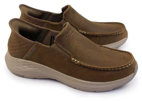 Skechers, Parson OSWIN Hombre, Desert Leather, 41.5 EU