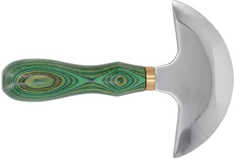 Cuchillo de Trabajo de Cuero, Fuerte, Duradero, Tamaño Portátil, Cuchillo de Cabeza Redonda, Cabeza Redonda de Alta Nitidez, Fácil Control para Cuero