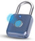 Anweller Fingerabdruck Schloss, Smart Schloss, Vorhängeschloss Fingerabdruck, Schloss mit Fingerabdruck Klein für Gym, Büro, Schrank u.v.m Blue