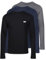 DKNY Men's Warriors T-Shirt, Navy/Charcoal/Black, S