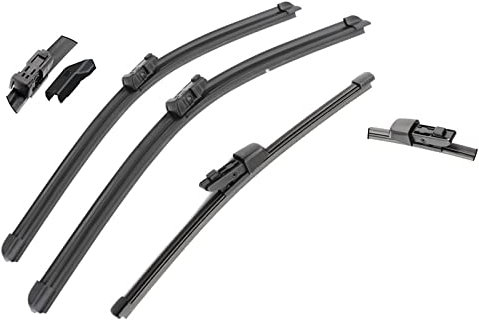 Scheibenwischerblätter Für VW GOLF 6 Schrägheck 2009-2012 24 + 19 + 11 Scheibenwischer Vorne Hinten Wischerblätter Bürstenschneider Zubehör Auto