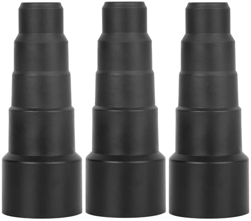GAOHOU 3 x Universal-Staubsaugerschlauch-Adapter, Staubsaugerschleifer, Staubabsaugung, Elektrowerkzeug, Schlauchadapter (5-lagig)