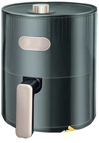 Friggitrice Ad Aria A Cassetto Singolo 6 Programmi Intelligenti E Cestello Lavabile In Lavastoviglie Bianco Verde 4 Litri Voltaggio 220V Friggitrice Elettrica Senza Olio A Risparmio Energetico.(Green)