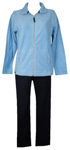 Campagnolo Tuta donna DYNAMIC F.LLI invernale pile giacca aperta davanti con zip articolo 8Z76476, 400Z Persia - navy, M