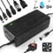 Rppiup 24V 5A Electric Scooter Charger, Hoverboard Charger with 6 Connections, Fast Charging Mobility Scooter Chargers for 36v Li-Ion Battery, for Mobility Wheelchair, Electric Bike, MobilityScooter