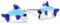 SCOUT Kinderschmuck Ohrstecker 925 Sterling Silber Delfin handemailliert