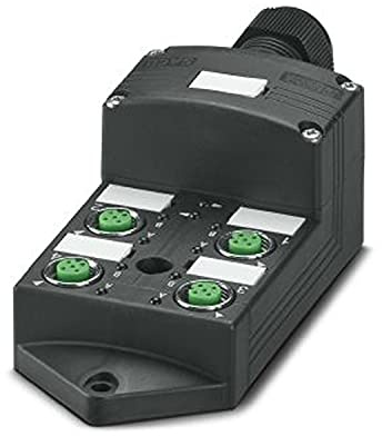 PHOENIX CONTACT SACB-4/4-L-C SCO Sensor/Aktor-Box-Grundgehäuse, Stundard Anwendung, M12-Speedcon-Buchse Metall Anschlussart, 4 Steckplätze, 4 Polzahl, A - Stundard Kodierung