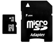Carte mémoire Micro-SD 8go avec Adaptateur pour votre Samsung B7320-B7330 Omnia Pro/B7350 Omnia Pro 4/B7510 Galaxy Pro