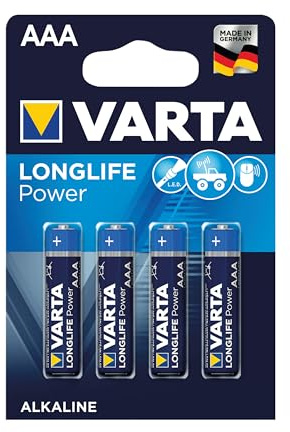 Varta AAA High Energy Battery Alkaline (Pack of 4 batteries)
