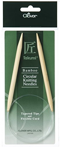 Clover 3936 Rundstricknadel Bambus Takumi 80 cm, 8 mm