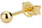 NKlaus Einzel 3mm KUGEL OHRSTECKER 585er 14 Karat Gold gelbgold OHRSCHMUCK OHRRINGE Kugelstecker 5563