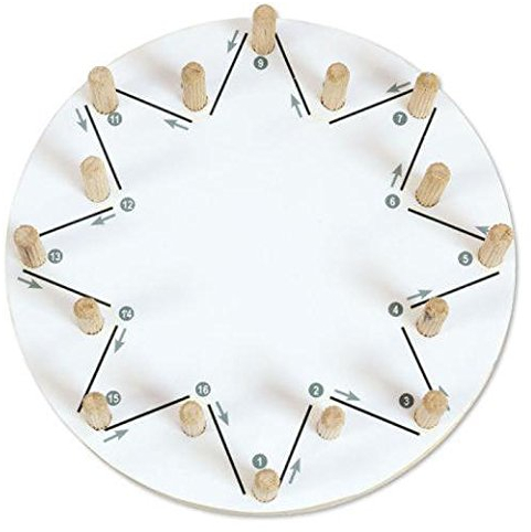 Betzold - Wickelstern-Bastelset, Vorlagen - Weihnachts-Stern Christbaum-Schmuck